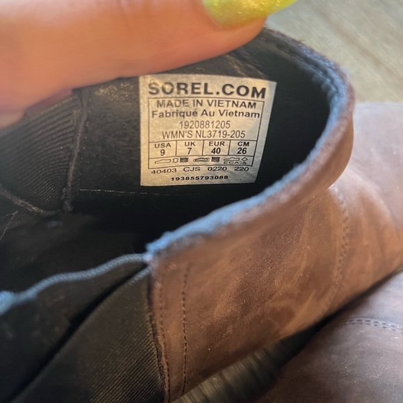 Brown sorel booties - Picture 6 of 6
